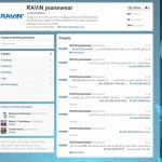 Ravin Twitter interface design